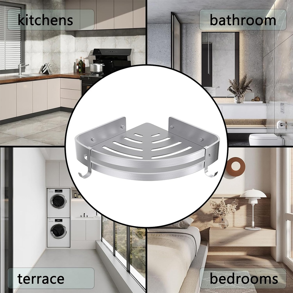 Estante esquinero aluminio Aluminio