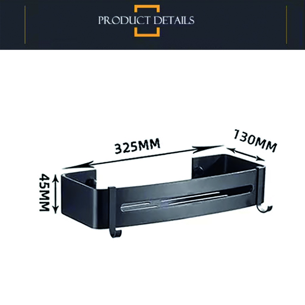 Estante rectangular aluminio Aluminio