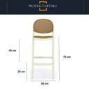 Banqueta Amiens Negro