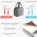 Lonchera térmica mediana bolso Azul