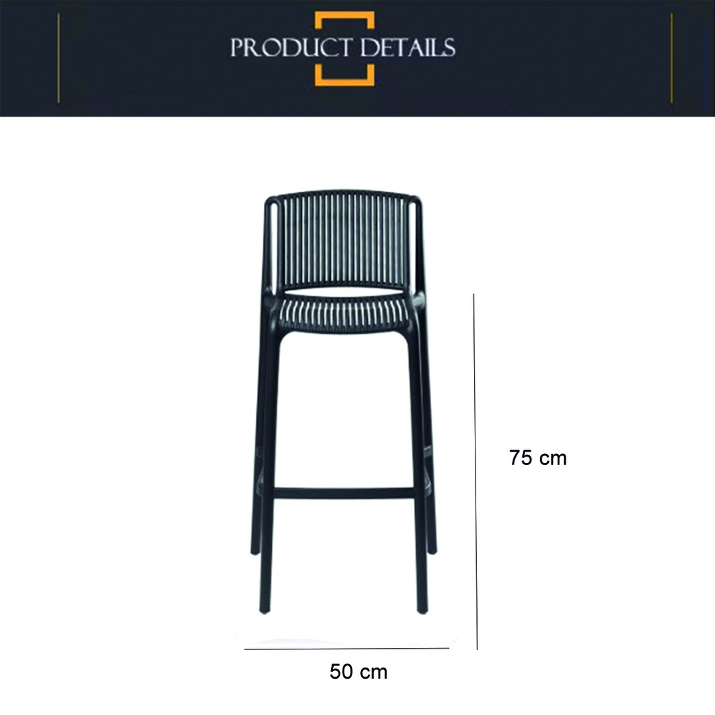 Banqueta La Roche Negro