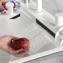 Bacha de cocina completa 68cm Blanco