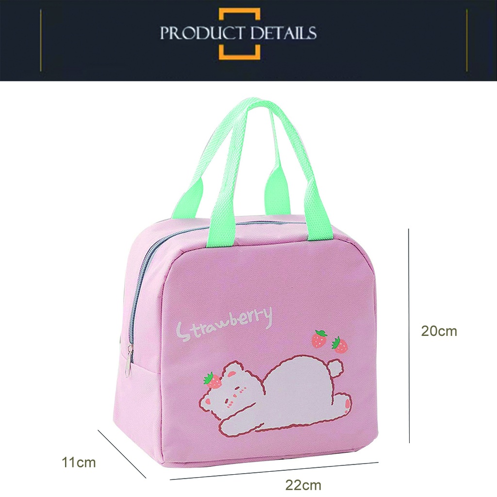 Lonchera térmica infantil Cartoon Beige