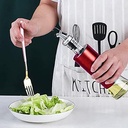 Botella aceitera vidrio 500ml Rojo