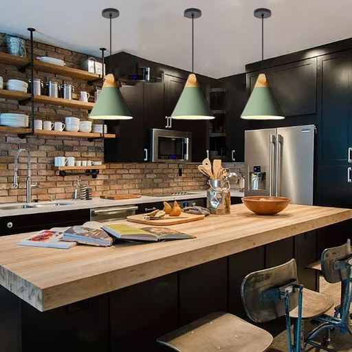 [DT5078V] Luminaria de techo nordico Verde