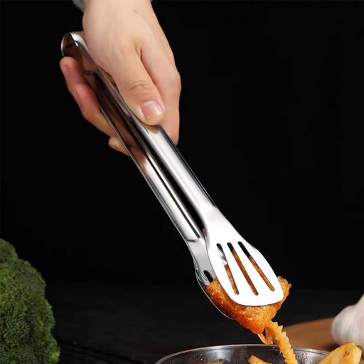 [DT2278] Pinza de cocina servir 28cm silver