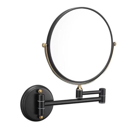 [DT1053ND] Espejo extensible Negro/Dorado