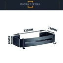 Estante rectangular aluminio Aluminio