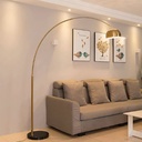 Lampara de pie Arco Gold