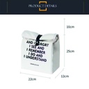 Lonchera térmica bolsa en gabardina