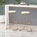 Banqueta Rennes 75cm Dorado