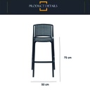 Banqueta La Roche Blanco