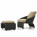 Sofá 1 cuerpo con reposapiés Halley