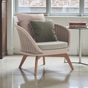 Sofá 1 cuerpo Ludo de exterior Interior  Beige