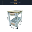 Organizador con cajon para cocina Negro