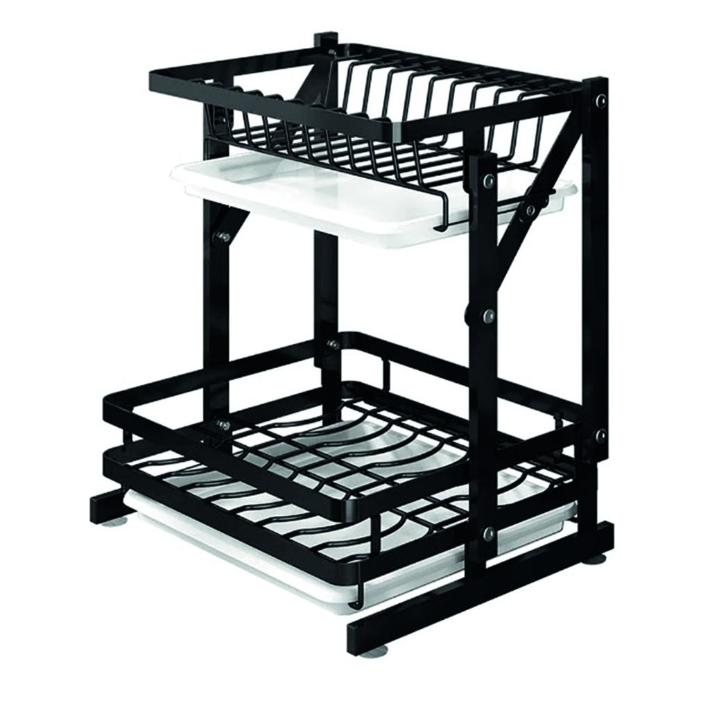 Organizador escurridor plegable 2 niveles
