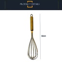 Batidor manual 32cm Rose Gold