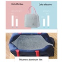 Lonchera térmica Aplique Azul