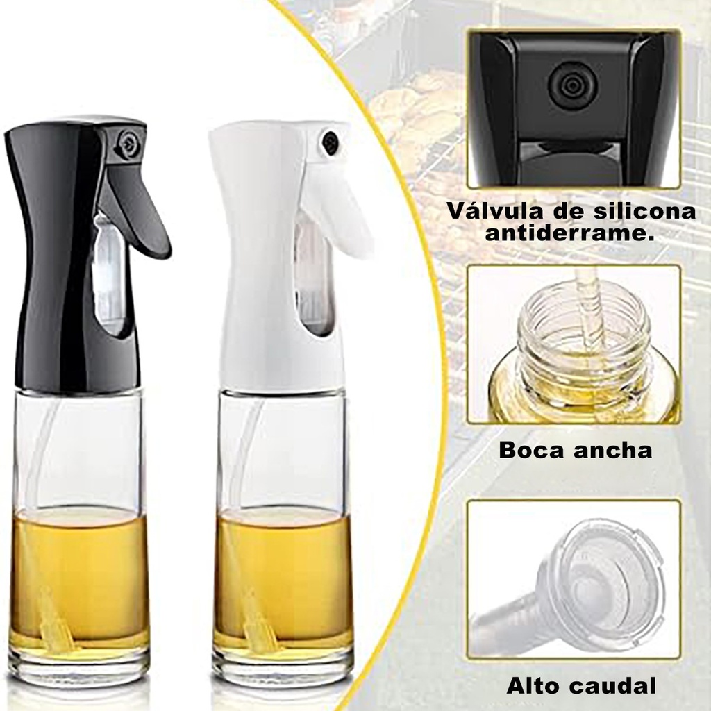Aceitera vinagrera 220ML Negro