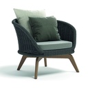 Sofá 1 cuerpo Ludo de exterior interior Gris