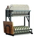 Escurridor premium plegable 2 niveles