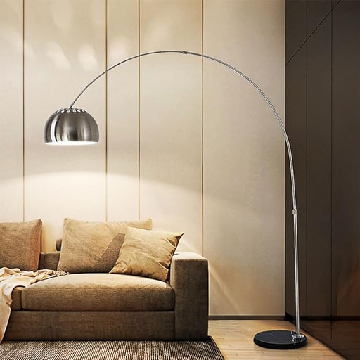[DT7005S] Lampara de pie Arco Silver