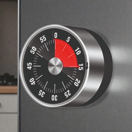 [DT2307N] Reloj timer de cocina magnetico Negro