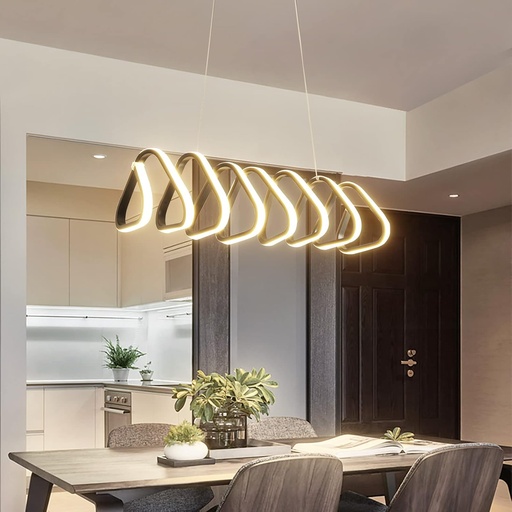 [DT5236] Luminaria led colgante 162W Negro