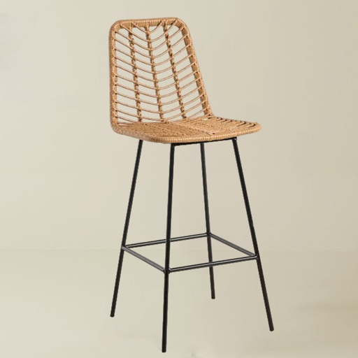 [DT2341N] Banqueta Caen Negro