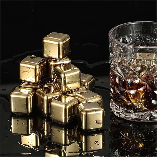 [DT9054G] Cubo de acero Hielo Dorado