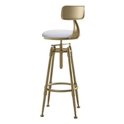 [DT5244] Banqueta Toulouse giratoria Blanco