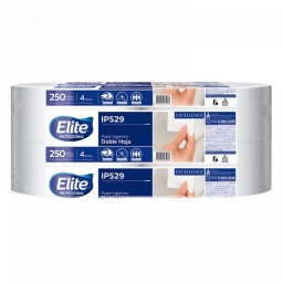 Papel higienico Elite doble hoja Paquete x 4 rollos 250 Mt. IP529