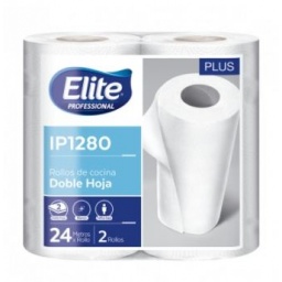 Toalla de papel Elite Paquete x 2 rollos 120 paños IP1280 PACK