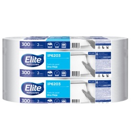 Toalla de papel Elite Paquete x 2 rollos 300 Mt.IP6203