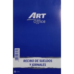 Libreta recibos de sueldos y jornales ArtOffice unidad 13.5x 21 cm