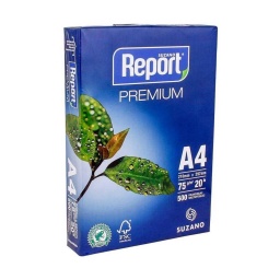 Papel Impresora A4 Report 75 gr. 500 Hojas RESMA