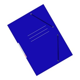 Carpeta con elastico - 307 unidad azul