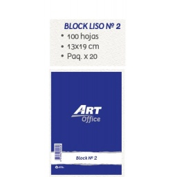 Block de apuntes ArtOffice unidad 13x19cm Hojas