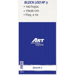 Block de apuntes ArtOffice unidad 19x26cm Hojas