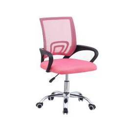 Silla de escritorio base metálica Sweden Pink
