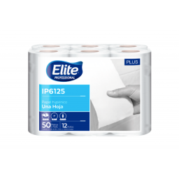 Papel higienico Elite Paquete x 12 rollos 50 Mt. IP6122 IP6125