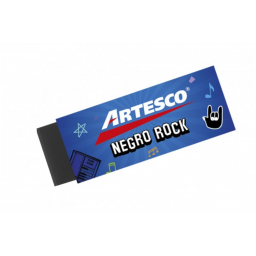 Goma de borrar Artesco rock caja x 24 negro