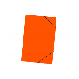 Carpeta con elastico - 307 unidad naranja
