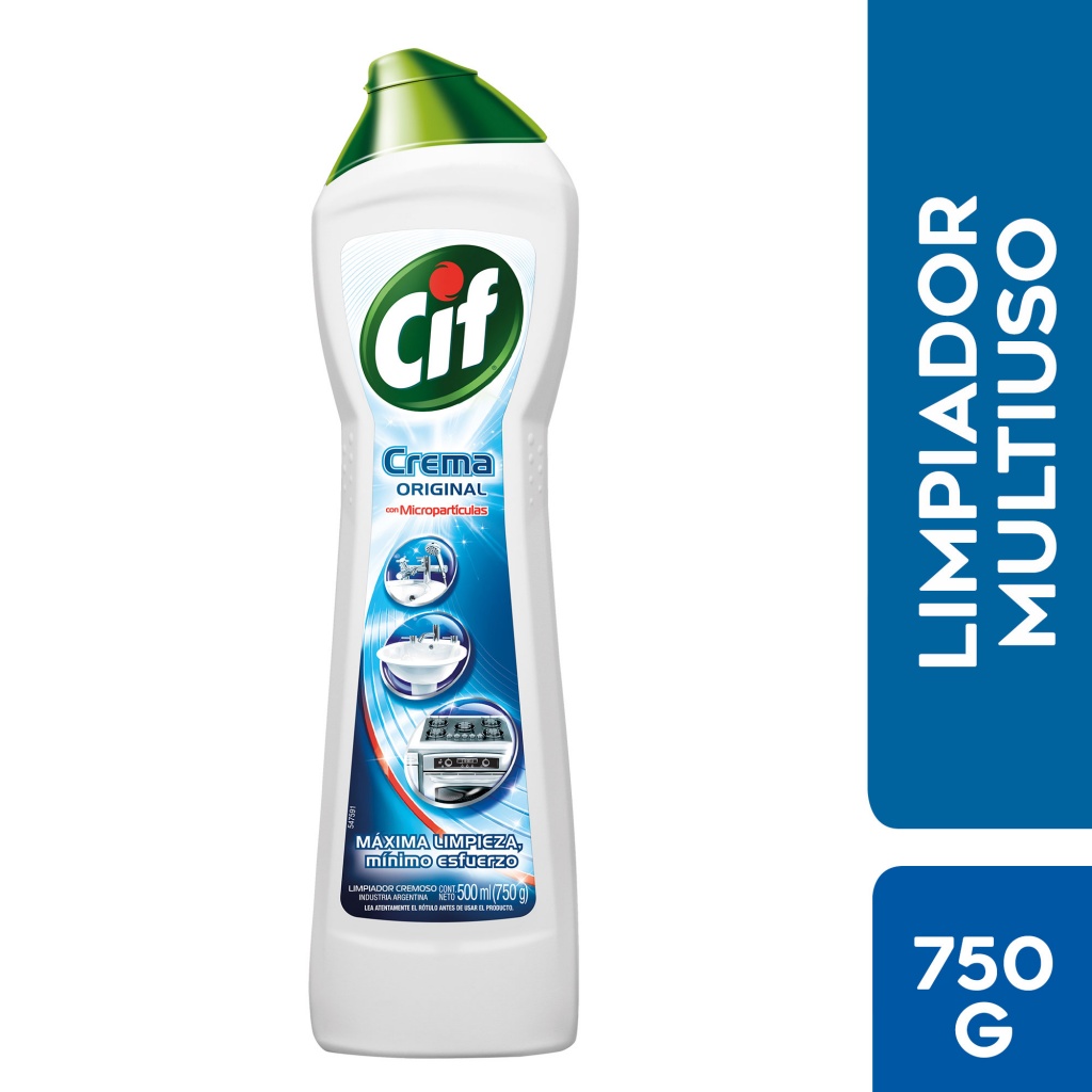 Limpiador  CIF crema  comun 750 CC.