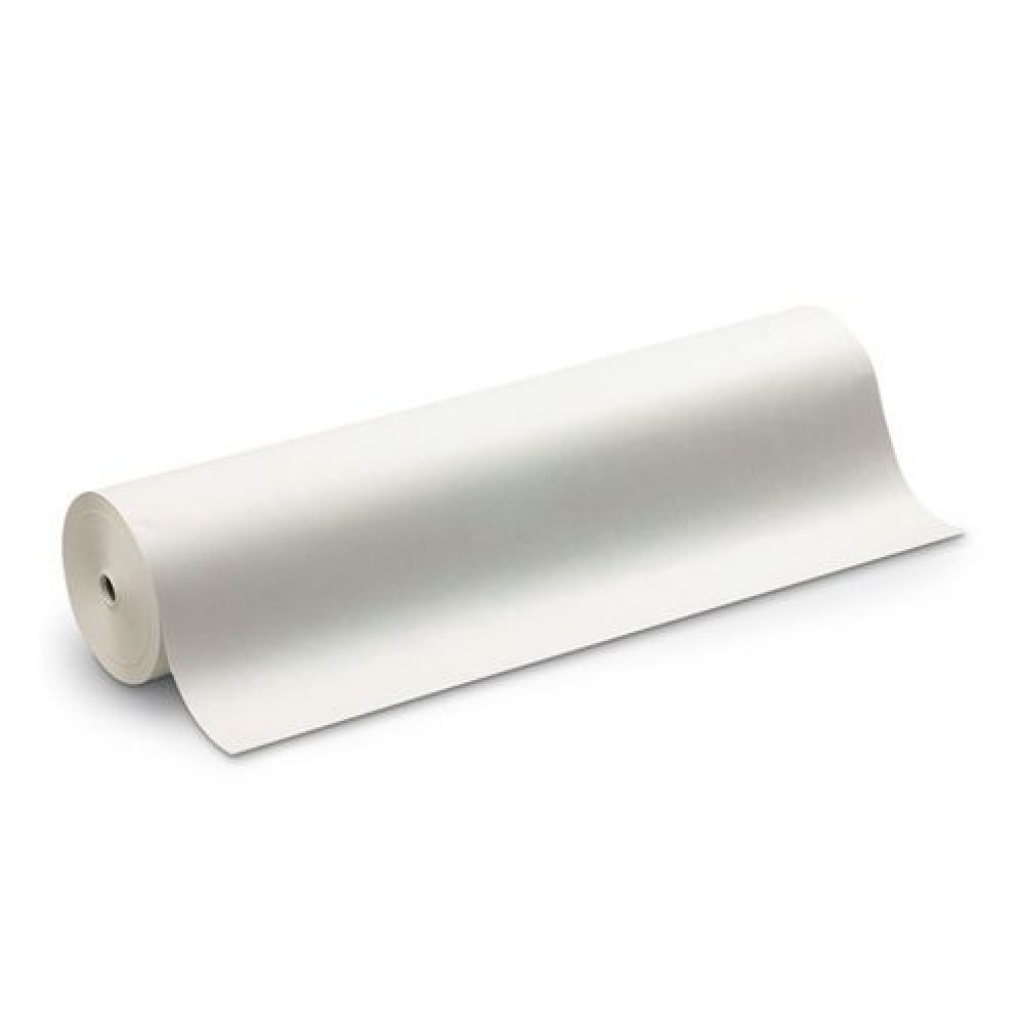 Rollo de papel Tienda  de 25 cm Color Blanco - Presentacion de 3kg.