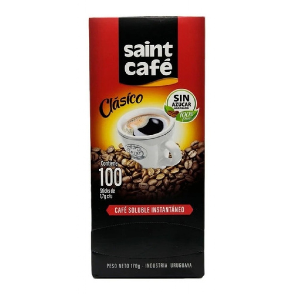 CAFE EN SOBRECITOS STIOCK SAINT CAFE DISPLAY X 100