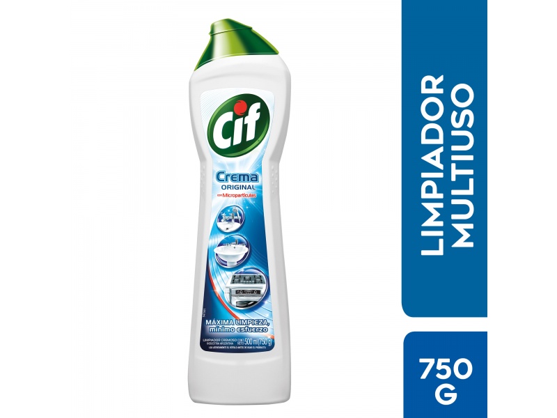 Limpiador  CIF crema  comun 750 CC.
